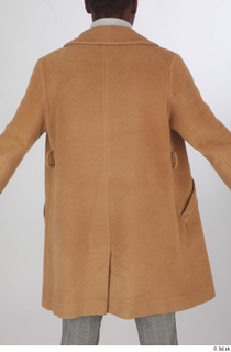 Kavan beige coat casual dressed upper body 0005.jpg